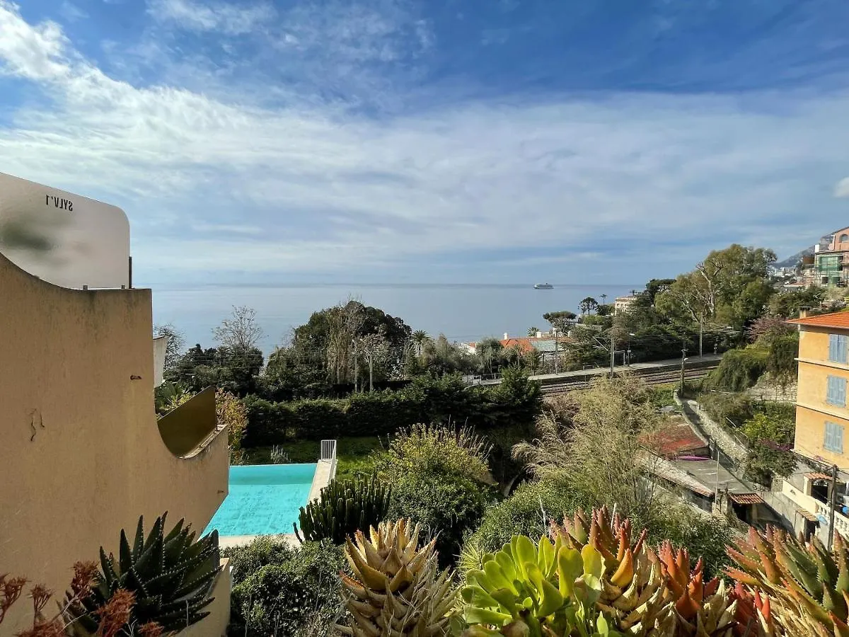 Le Cap Vert 2Pers Vista Mare Piscina Parcheggio Roquebrune-Cap-Martin 0*,  France